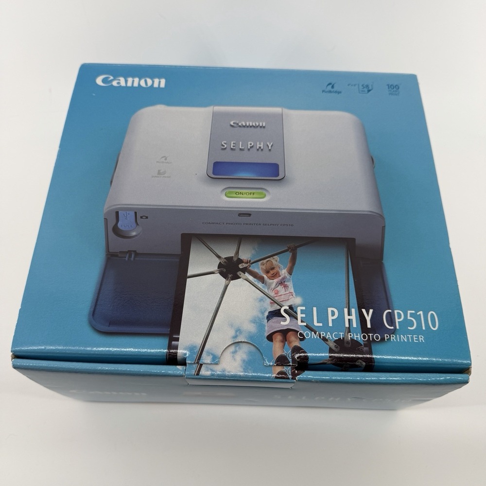 Canon Selphy CP510 Compact 4" x 6" Photo Printer